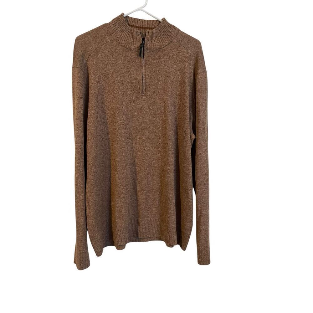 SmartWool Men’s  Brown Long Sleeve Sparwood Half Zip Pullover Sweater Size XL
